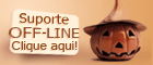Halloween - Icône de chat en direct #2 - hors ligne - Português