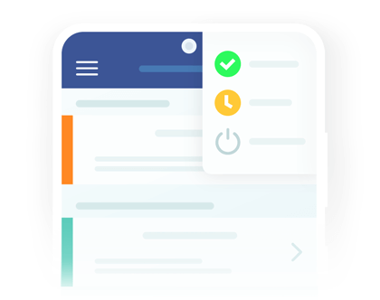 Switch to Away mode to become invisible for your customers but available for your agents Away mode in chat console for Android