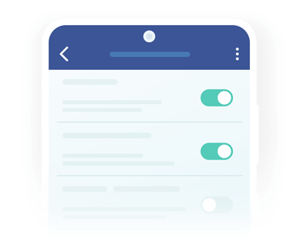 Configure notifications to get only required ones Visual and sound notifications on chat events