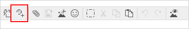 Utilisez le bouton Inviter pour demander de l'aide à vos collègues ou pour transférer un chat en cours Bouton Inviter dans la barre d'outils de la salle de chat