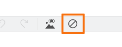 Use this button to block abusive visitor and end the chat Block visitor button in chat room toolbar