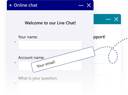 Configurer l'apparence de vos formulaires pré-chat et hors ligne Personnalisation des formulaires pré-chat et hors ligne