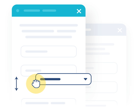 Choisissez le bon ordre pour les champs Les champs peuvent être facilement réorganisés