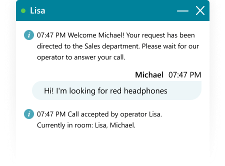 Modifiez vos messages système selon le style de communication de votre entreprise Messages système dans le chat